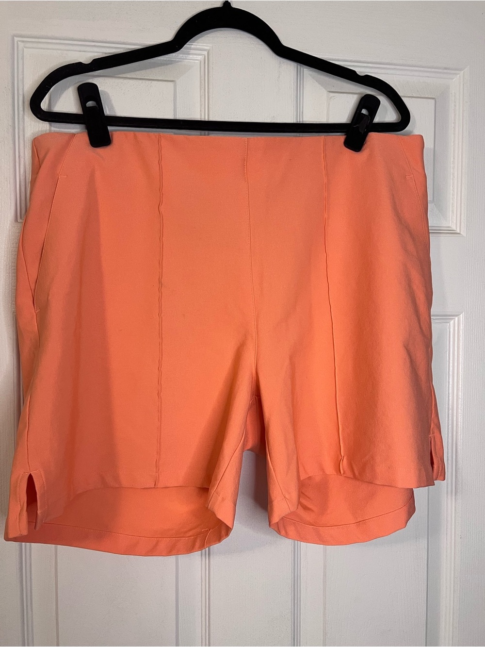 #650 adidas Women’s XL Coral Pull On Golf Shorts Stretch Performance - Picture 2 of 7